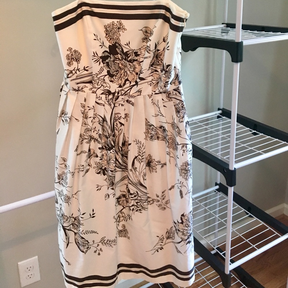 Toile pattern dress